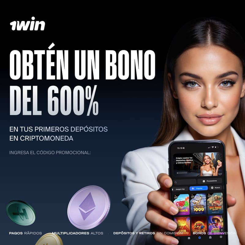 1win: bono del 600% en tus primeros depósitos en criptomoneda